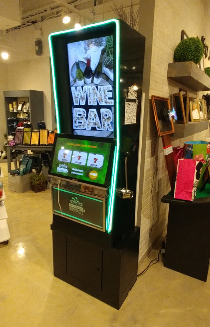 Mega Touch Screen Promotional Slot Machine Rental