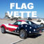 Enduring Freedom 1968 USA Flag Corvette