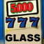 Vintage Slot Machine Glass